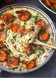 You'll find delicious versions of baccalà, clams casino, shrimp pasta, fried squid, bagna cauda, a variety of seafood stews, and more. Classic Shrimp Scampi Pasta Cook With Kushi
