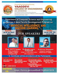 2 Days Faculty Development Program On Artificial Intelligence Machine Learning Development Programs Faculties