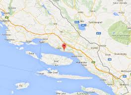 Mapa istrii, dalmacji i regionu kvarner. Podroze Szczesciary