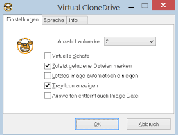 The software will then create a virtual disc drive on the basis of your adjusted settings. Virtual Clonedrive Elaborate Bytes