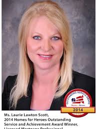 Laurie Scott received Homes for Heroes award