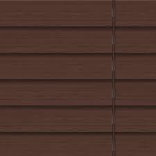 Advantages of faux wood blinds. Dark Walnut Faux Wood Blinds Waterproof Made To Measure