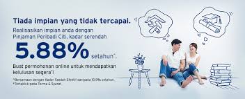 Jadi, anda sebagai peminjam harus mampu membuat pemberi pinjaman percaya karena akan menyerahkan uangnya begitu saja tanpa jaminan. Pinjaman Peribadi Dapatkan Pinjaman Peribadi Segera Online Citibank Malaysia
