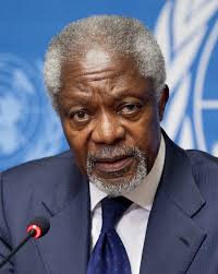 The world is 'messy' and lacking 'strong leaders'. The former UN Secretary  General Kofi Annan has said "cool heads and sober judgment" are needed to  tackle the world's conflicts. He was speaking