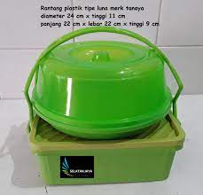 Rantang Plastik 2 Susun Untuk Berkatan Selamatan Luna Tanaya Wadah