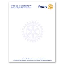 If you are creative and know exactly what you w. Rotary Letterhead Custom Rotary Club Supplies Russell Hampton Company