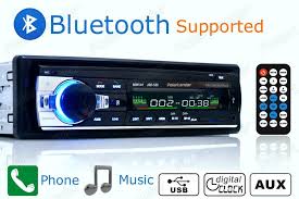רדיו חדש לרכב Bluetooth תמיכת נגן Bluetooth סטריאו אודיו לרכב אוטומטי טלפון שלט רחוק Usb 1 דין בדאש Fm Mp3 Aux In Bluetooth Car Stereo Car Bluetooth Car Radio