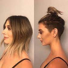 Donut Bun Hairstyle Elegant Short Hair Bun Ideas 2019 Short Hair Bun Hair Styles Short Hair Undercut
