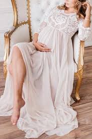 Check spelling or type a new query. Plus Size Pregnancy Chiffon Lace Long Maternity Gown Glamix Maternity
