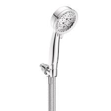Moen Shower Head 26015 Caldwell 4 In 2 5 Gpm 9 5 Lpm 5 Spray Hand Shower Hand Shower Hand Held Shower Shower Heads