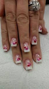By Susan Tumblety Valentines Day French Nail Art Valentine Nail Art Valentines Nail Art Designs Nail Designs Valentines