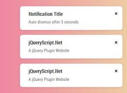 Clean Customizable Notification Popup Plugin Jquery Notify Jquery Plugins Pop Up