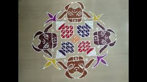 Pongal kolam 2020 with dots, significance, easy, rangoli designs, mattu pongal kolam, poduvathu eppadi, pulli vacha pongal kolam. Mattu Pongal Kolam With Dots 18 6 6 Pongal Rangoli With Colours Special Rangoli For Mattu Pongal Youtube