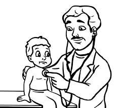 Free printable doctor coloring pages doctor page no. Serious Medical Examination Coloring Page Free Printable Coloring Pages For Kids