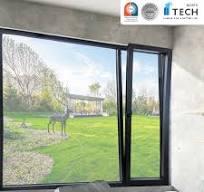 Ventana panorámica de aluminio de puente roto de aluminio ...
