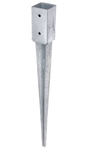 Pfostenträger pfostenanker universal in verschieden höhen in edelstahl neu. Gah Alberts Einschlagbodenhulse Einschlaghulse Pfostentrager 71x71x750mm Online Kaufen Otto
