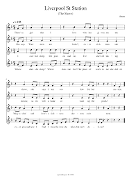 The only place to visit for all your lfc news, videos, history and match information. Liverpool Street Station The Shove Sheet Music For Piano Men S Choir Musescore Com