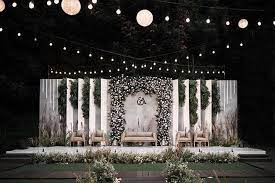 Minimalist Wedding Decoration Greenery Wedding Backdrop Design Wedding Backdrop Decorations Wedding Stage Design