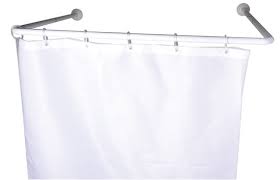 Once the shower curtain rod twists and snaps into place, it never sags or lags. China U Shape Shower Curtain Rod China Shower Curtain Rod Shower Curtain Rail