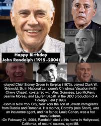 June 1: Happy Birthday John Randolph (1915–2004) #johnrandolph #actor  #bornonthisday #happybirthday #JuneBirthdays #june #biography #trivia