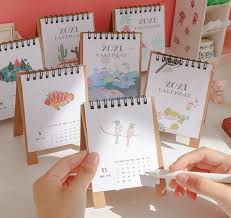 Top 10 các mẫu lịch để bàn đẹp đốn tim