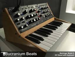 Behringer Model D Diy Stand With Keyboard Synthesizer Diy Keyboard Moog Synthesizer