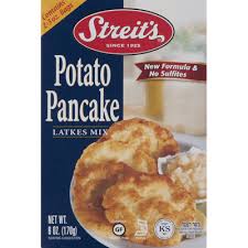 Use up leftover mashed potato in these breakfast pancakes, delicious with bacon and eggs, from bbc if you've got potatoes not mash, cook them in boiling water until tender. Streit S Potato Pancake Latkes Mix 6 Oz Instacart