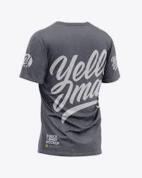 Mens Heather Loose Fit V Neck T Shirt Back Half Side View Jersey Mockup Psd File 170 65 Mb In 2020 Shirt Mockup Clothing Mockup Design Mockup Free