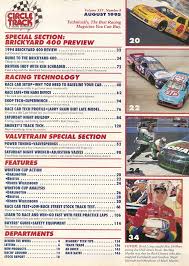 The 1970 motor trend 500 was the first time the plymouth superbird appeared in nascar. Circle Track 1995 Aug Race Car Set Up Valvetrain Spcl Street Stock Test Circle Track Jim S Mega Magazines