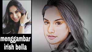 Cara Menggambar Wajah Dengan Pensil Warna Menggambar Irish Bella Menggambar Wajah Cara Menggambar Gambar