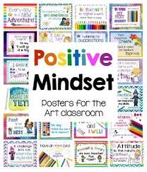 Growth Mindset Positive Thinking Whatever You Want To Call It There Is Power In Changing The Way Yo Art Classroom Elementary Art Art Classroom Management