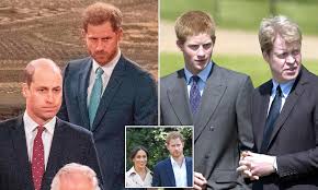 Prince harry's 'real dad' revealed. Prince William Asked Earl Spencer To Stop Prince Harry Rushing Into Marriage Daily Mail Online