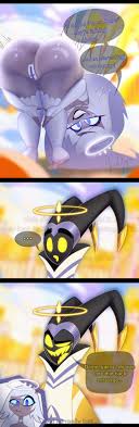 hazbin hotel, twitter, adam (hazbin hotel), emily (hazbin hotel),  lagoontoons - Rule 34 World