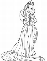 You can see her with her chameleon as well as her love, flynn. The Best Collection Of Free Disney Coloring Pages