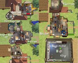 Thank y'all so much for all of your sweet feedback on our exterior Twoflower S Sims 2 Lots The Weasley Burrow Hogwarts Minecraft Harry Potter Minecraft Cute Minecraft Houses
