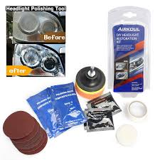 For diy headlights restoration sanding is the main solution to these problems. 6pcs Polishing Sandpaper Car Headlight Lens Repair Restoration Kit Atomized Cup Automotive Mouldings Trim