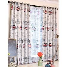 Shop the home of colour. Blackout Union Flag Pattern Window Curtain Curtains Living Room Curtains Living Room Drapes