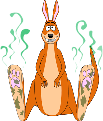 When you come to the end of a storyline, it's your turn to add a chapter! Kangaroo With His Stinky Feet By Toonmaster2001 On Deviantart