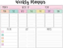 Free Printable Weekly Monthly Planners Journey With Jess Inspiration For Your Creative Side Weekly Planner Template Weekly Planner Printable Weekly Planner Free Printable