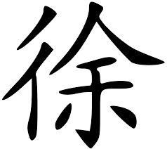 Last names for first names. Xu Surname å¾ Wikipedia