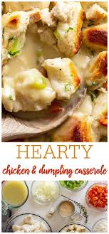 Easy Chicken And Dumpling Casserole Lil Luna Recipe In 2020 Easy Chicken Dinner Recipes Food Homemade Hamburgers