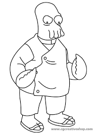 Zoidberg Futurama Disegno Da Colorare Cartoon Coloring Pages Cute Easy Drawings Futurama