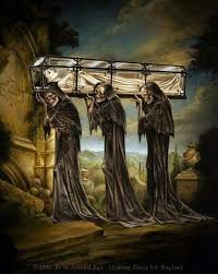 Skeletons Carrying A Coffin Dark Fantasy Art Alchemy Gothic Art Art