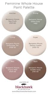 Whole House Paint Palettes By Benjamin Moore Paint Colors For Home Room Paint Colors Farmhouse Paint Colors
