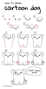 Cartoon dog easy to draw. Pin On Dibujos Manga