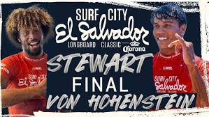 Kaniela Stewart vs John Michael Van Hohenstein Surf City El Salvador  Longboard Classic Final Replay