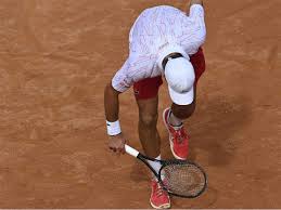 The sleuths at tennis talk forum have figured it out. Novak Djokovic I M Not Perfect Says Novak Djokovic After Breaking Racquet In A Fit Of Anger Tennis News Times Of India