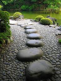 Stepping Stones Japanese Garden Garden Paths Garden Design
