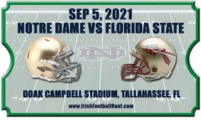 Maybe you would like to learn more about one of these? Notre Dame Fighting Irish Vs Florida State Seminoles Football Tickets 09 05 21
