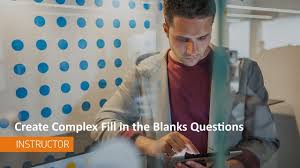 The guests are army officers and government attaches and their wives, and an american naturalist. Question Library Create Complex Fill In The Blanks Questions Instructor Youtube